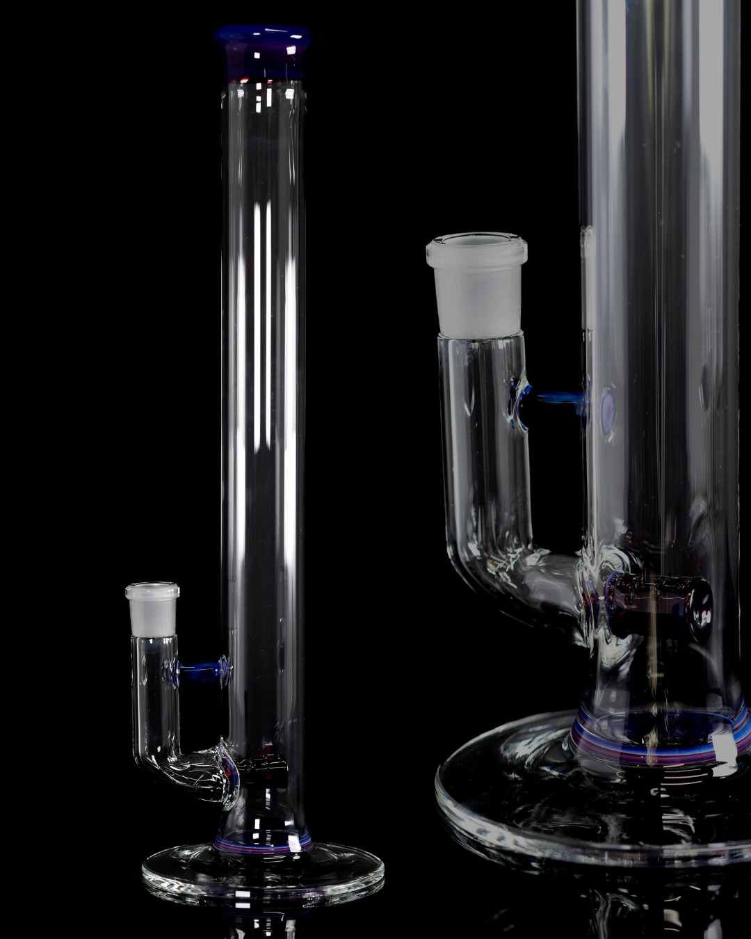 Green Belt Glass - Colour Accented Stemline - Exp Blue Phoenix