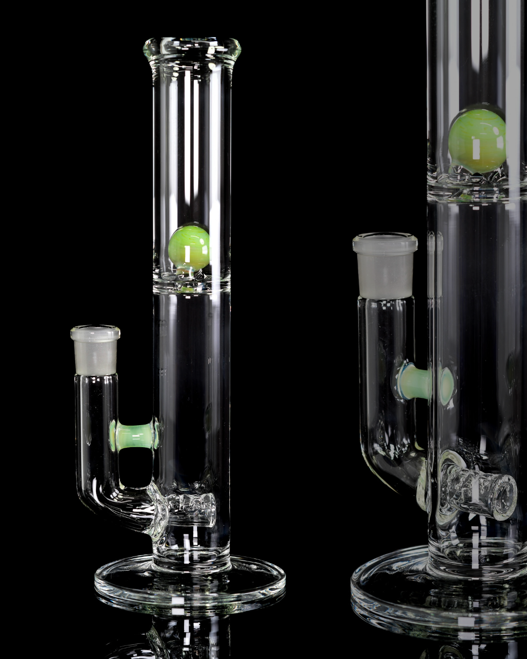 Green Belt Glass - Mini MSG Stemline - Lichen
