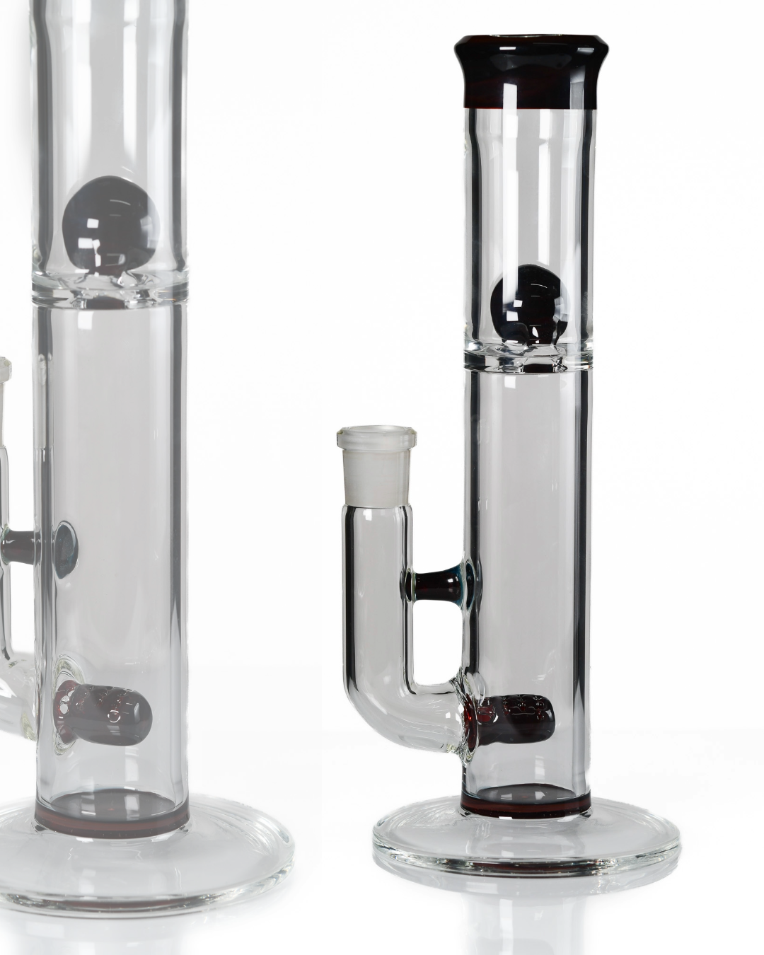 Green Belt Glass - Mini Full Accent MSG Stemline - Half Blood