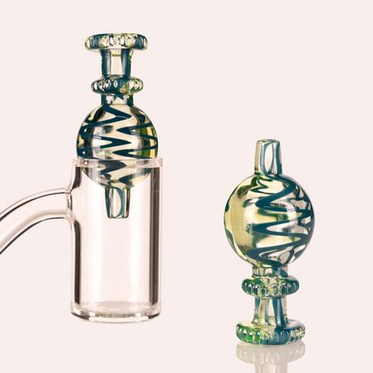 JS Glass - Worked Bubble Cap - 7