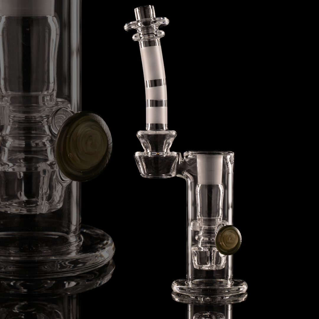 Disco Box Glass - 18mm Flower Tower - 2