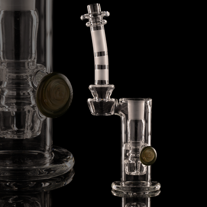 Disco Box Glass - 18mm Flower Tower - 2