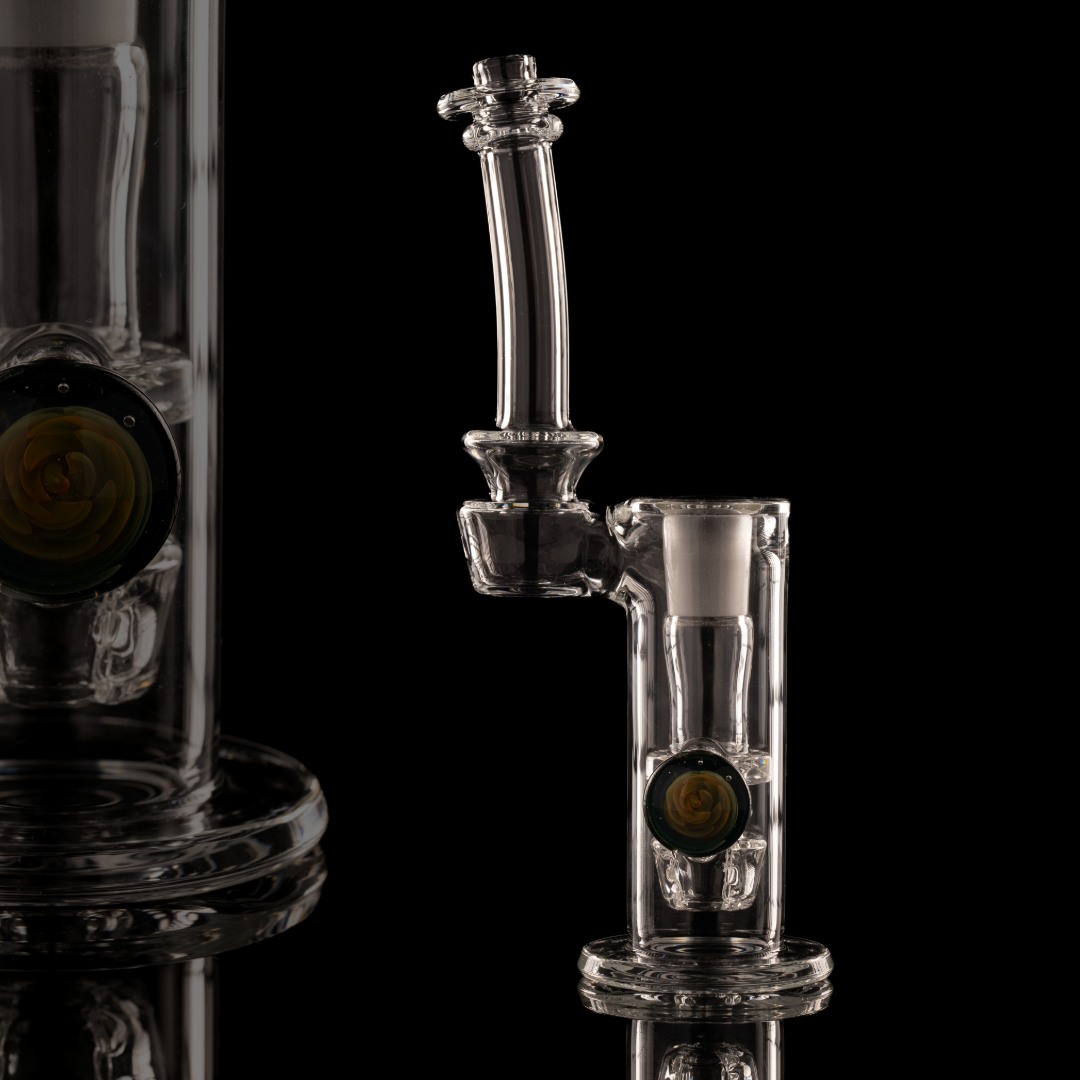 Disco Box Glass - 18mm Flower Tower - 6