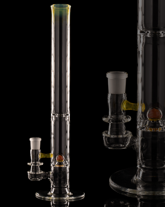 Disco Box Glass - 18mm Natty Perc Tube - 3