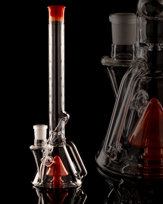 Disco Box Glass - 18mm Fixed Single Recycling Beaker - 5