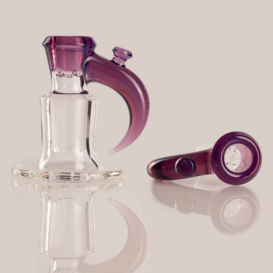 Jamms Glass - 18mm 4-Hole Straight Colour Slide - Stargazer