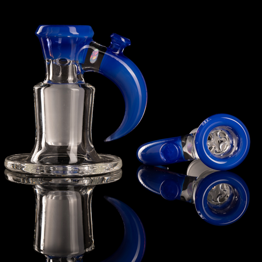 Jamms Glass - 18mm 4-Hole Opal Handle Straight Colour - Sonic