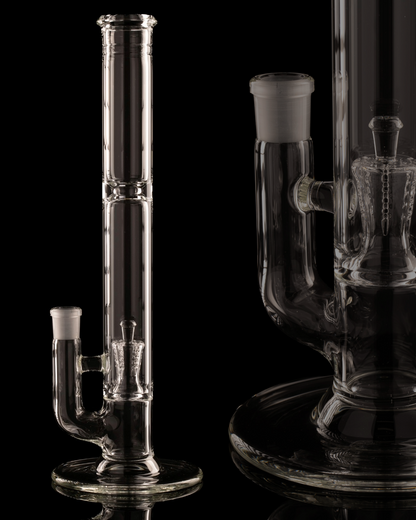 Jamms Glass - Clear Natty Perc Tube w/ 18mm Joint