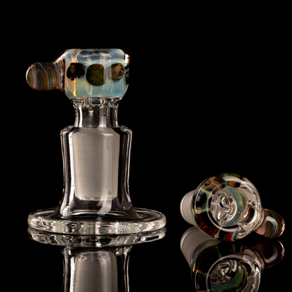 Tombstoned Glass - 18mm 4 Hole Millie Slide - 5