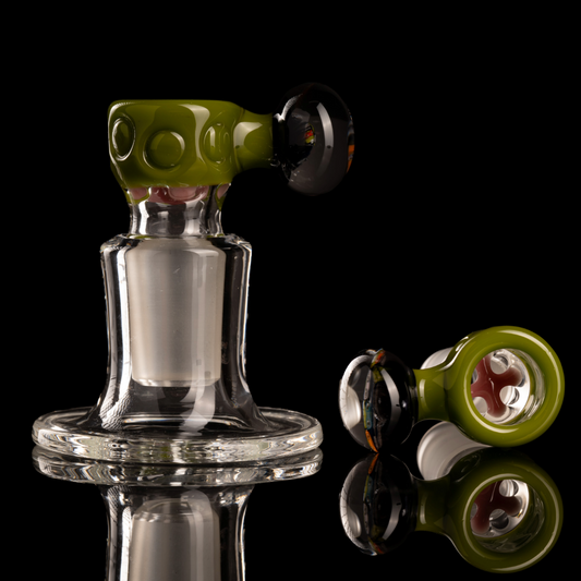 Tombstoned Glass - 18mm 4 Hole TMNT Slide - 3