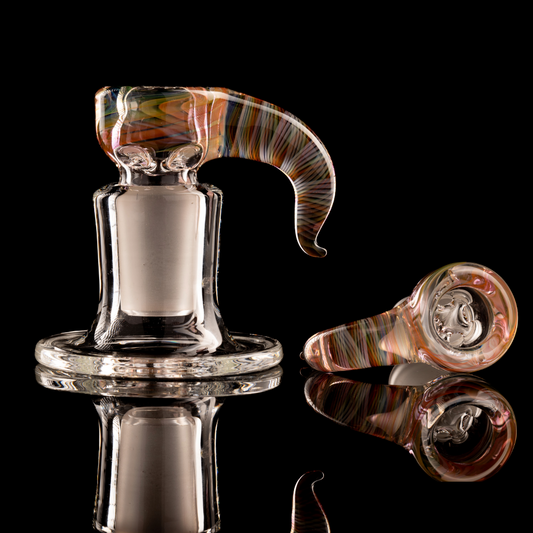 Tombstoned Glass - 18mm 4 Hole Fume Slide