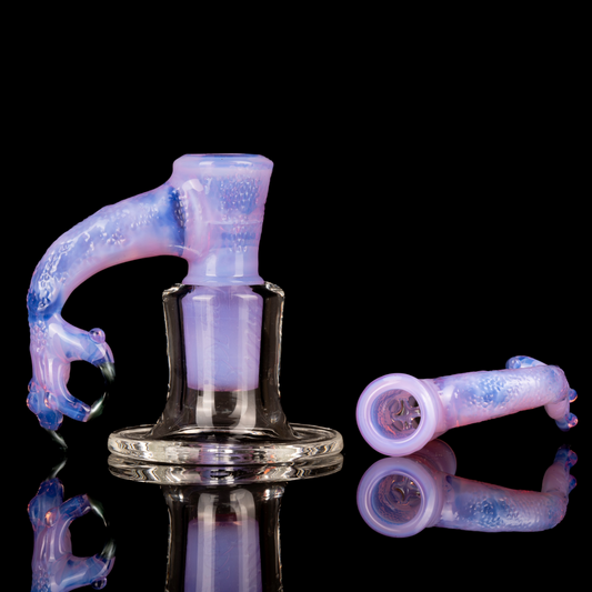 Thill Glassworks X Tony Kazy - 18mm 4 Hole Gotcha Full Work Slide - Neo Opal