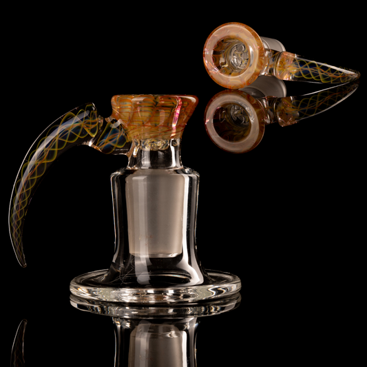 Jesse Who - 18mm 5 Hole Fumed Horn Slide - 3