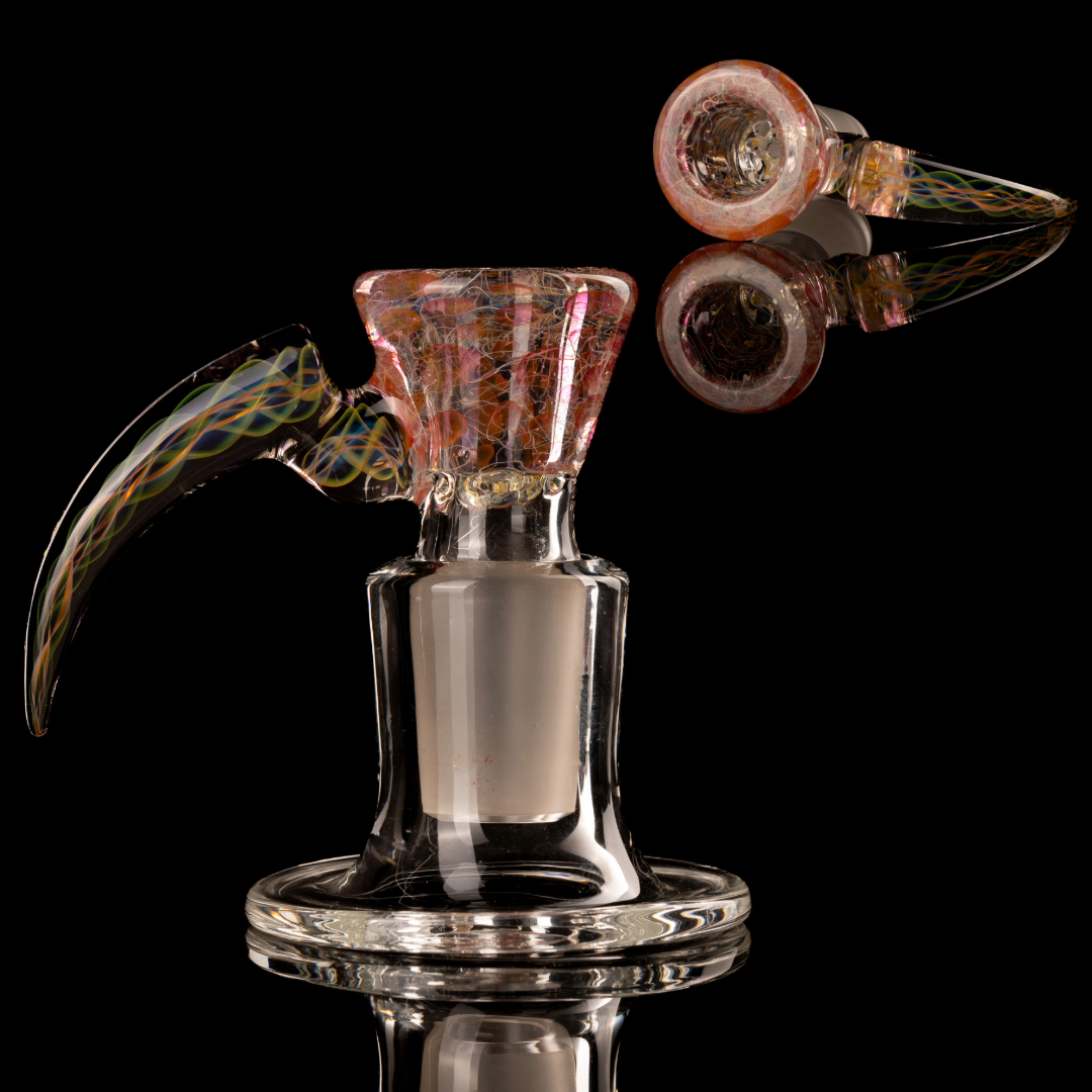 Jesse Who - 18mm 5 Hole Fumed Horn Slide - 6