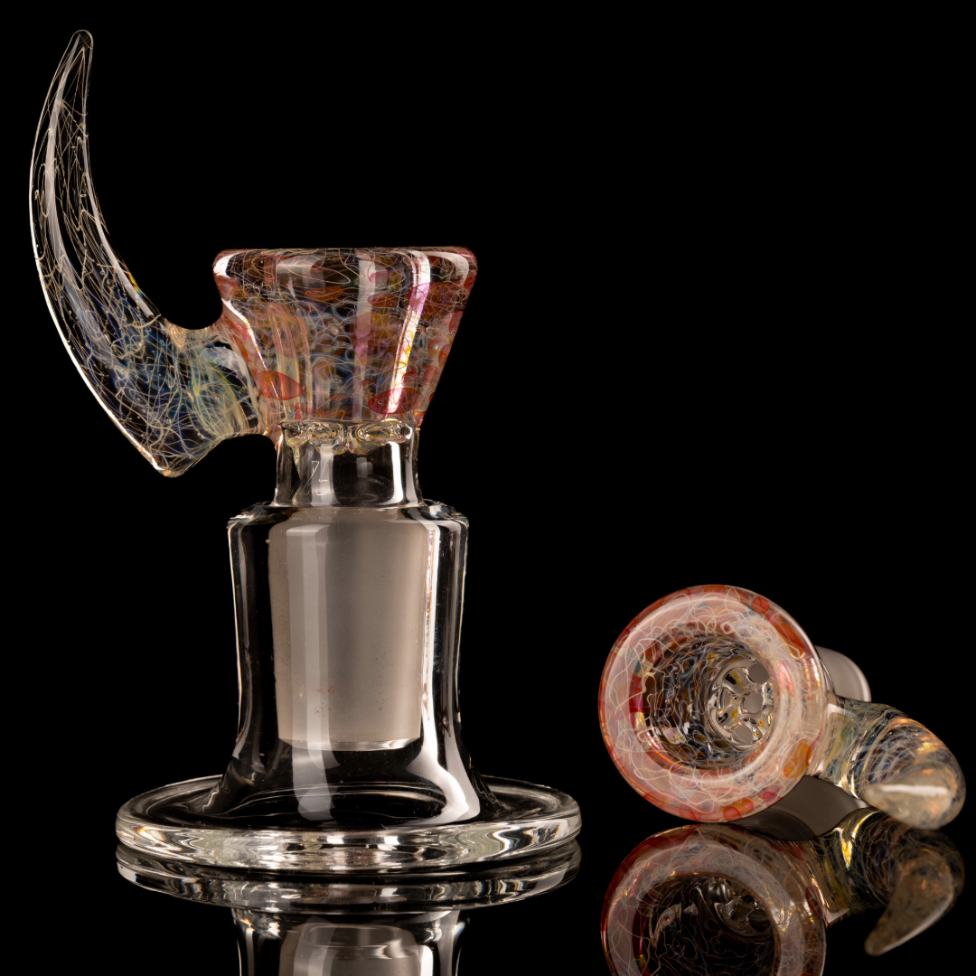Jesse Who - 18mm 5 Hole Fumed Horn Slide - 11