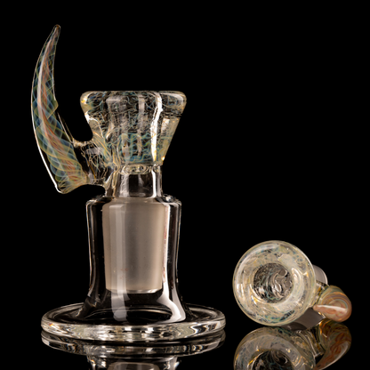 Jesse Who - 18mm 5 Hole Fumed Horn Slide - 14