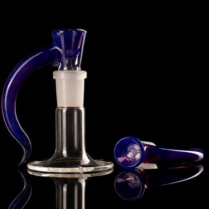 Asu Glass - 18mm 3 Hole Horn Slide - 5