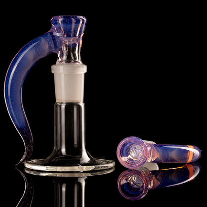 Asu Glass - 18mm 3 Hole Horn Slide - 10