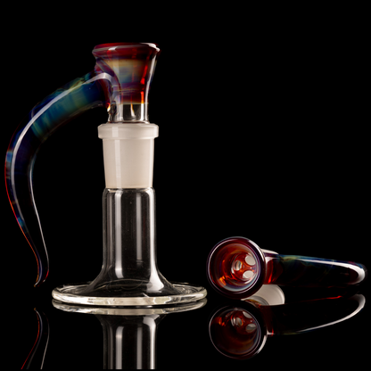 Asu Glass - 18mm 3 Hole Horn Slide - 13