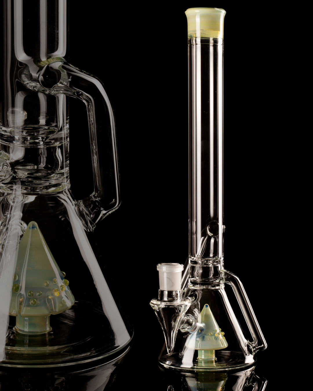 Discobox Glass - 18mm 38mm Fixed Single Recyling Beaker - 3