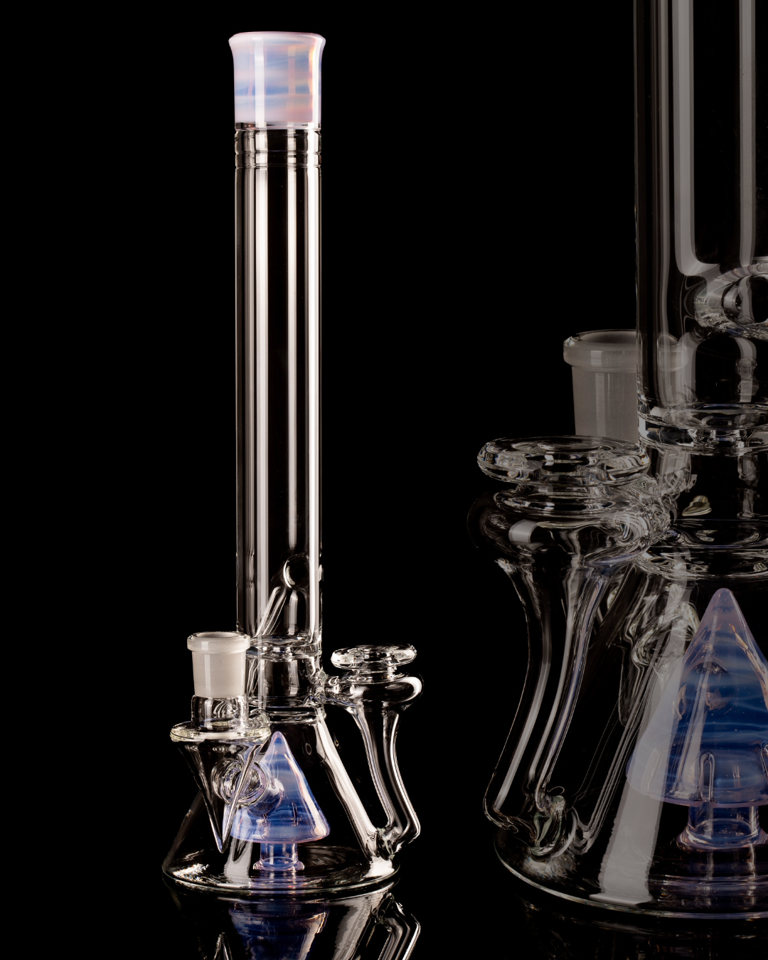 Discobox Glass - 18mm 38mm Fixed Double Recyling Beaker - 3