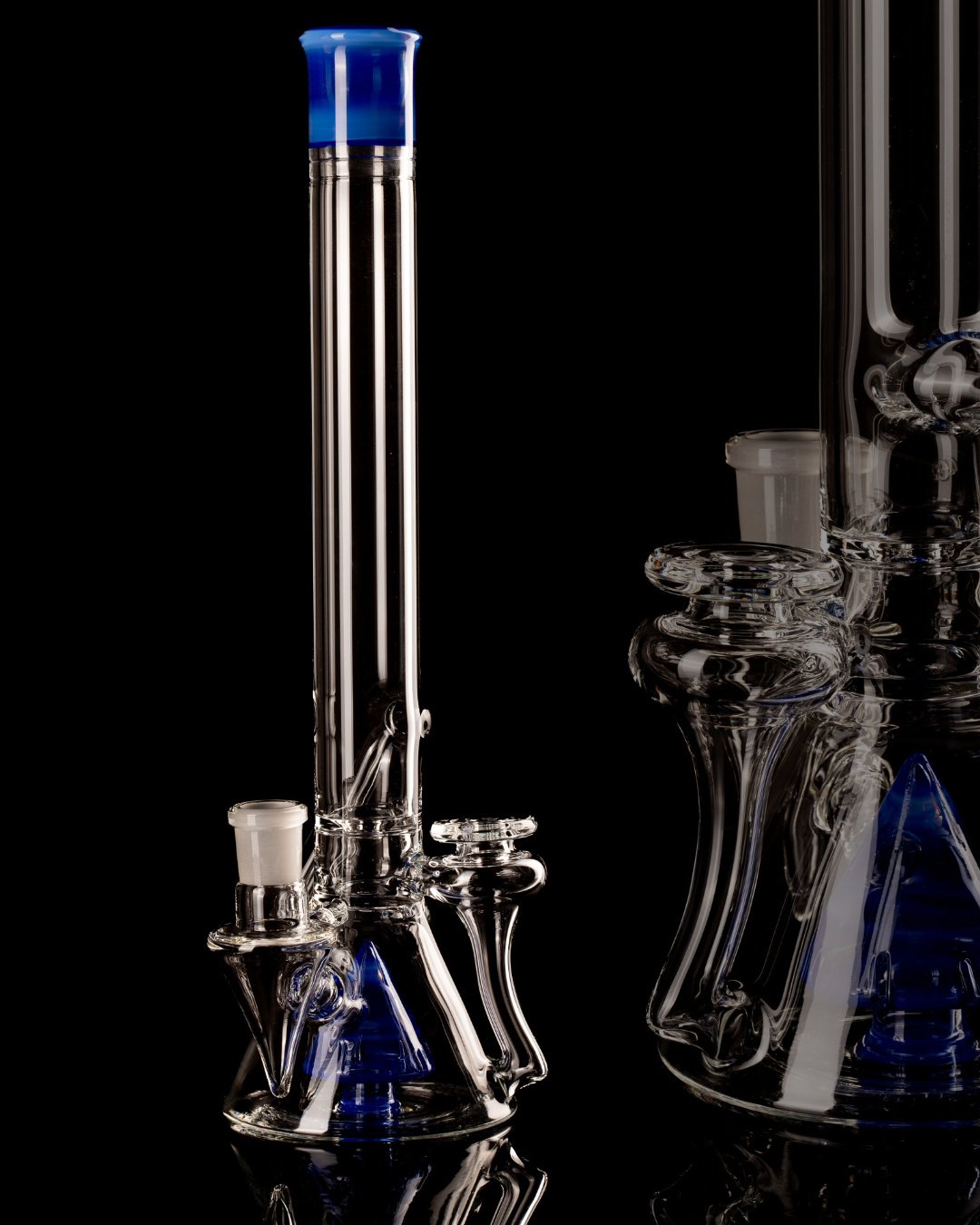 Discobox Glass - 18mm 38mm Fixed Double Recyling Beaker - 5