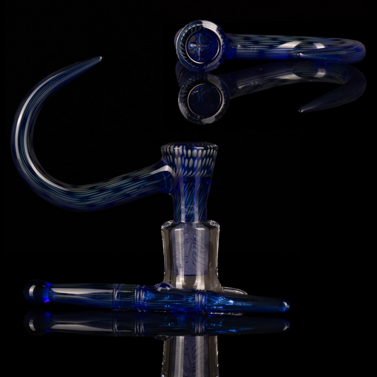 Thill Glassworks X Firekist - 18mm 4 Hole Snakeskin Slide - 3