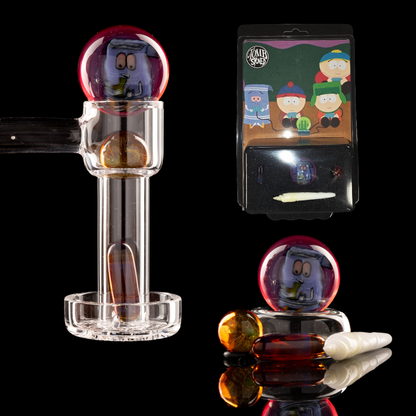 Tombstoned Glass - Towelie Slurper Set W/ Glass Joint