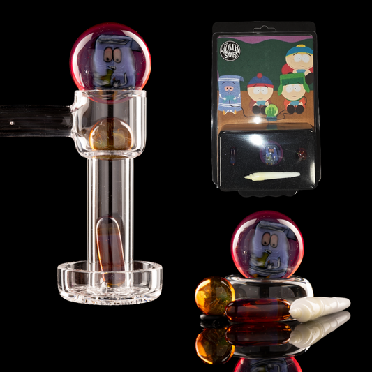 Tombstoned Glass - Towelie Slurper Set W/ Glass Joint