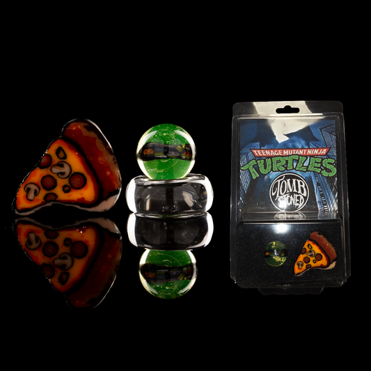 Tombstoned Glass - TMNT Marble & Pizza Millie Slice Set