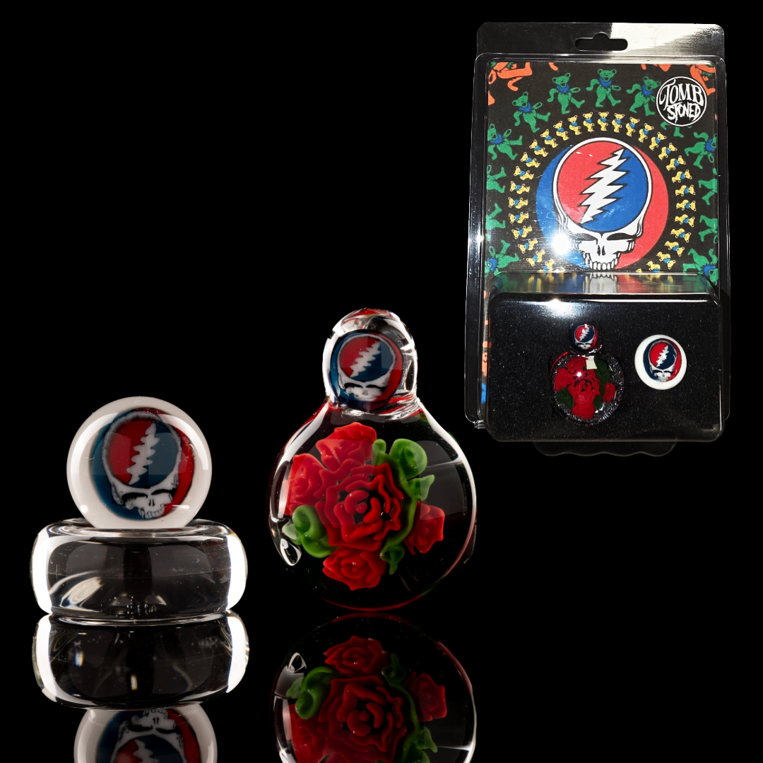 Tombstoned Glass - Grateful Dead Pendant & Marble Set - 2