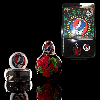 Tombstoned Glass - Grateful Dead Pendant & Marble Set - 2