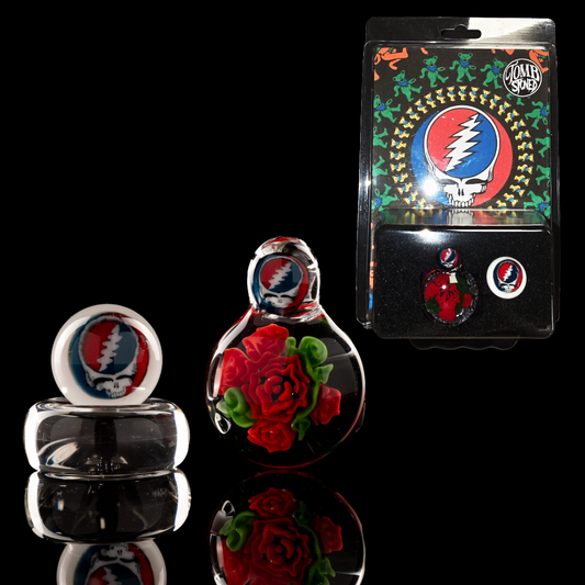Tombstoned Glass - Grateful Dead Pendant & Marble Set - 2