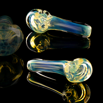 Tombstoned Glass - Fumed Honeycomb Spoon