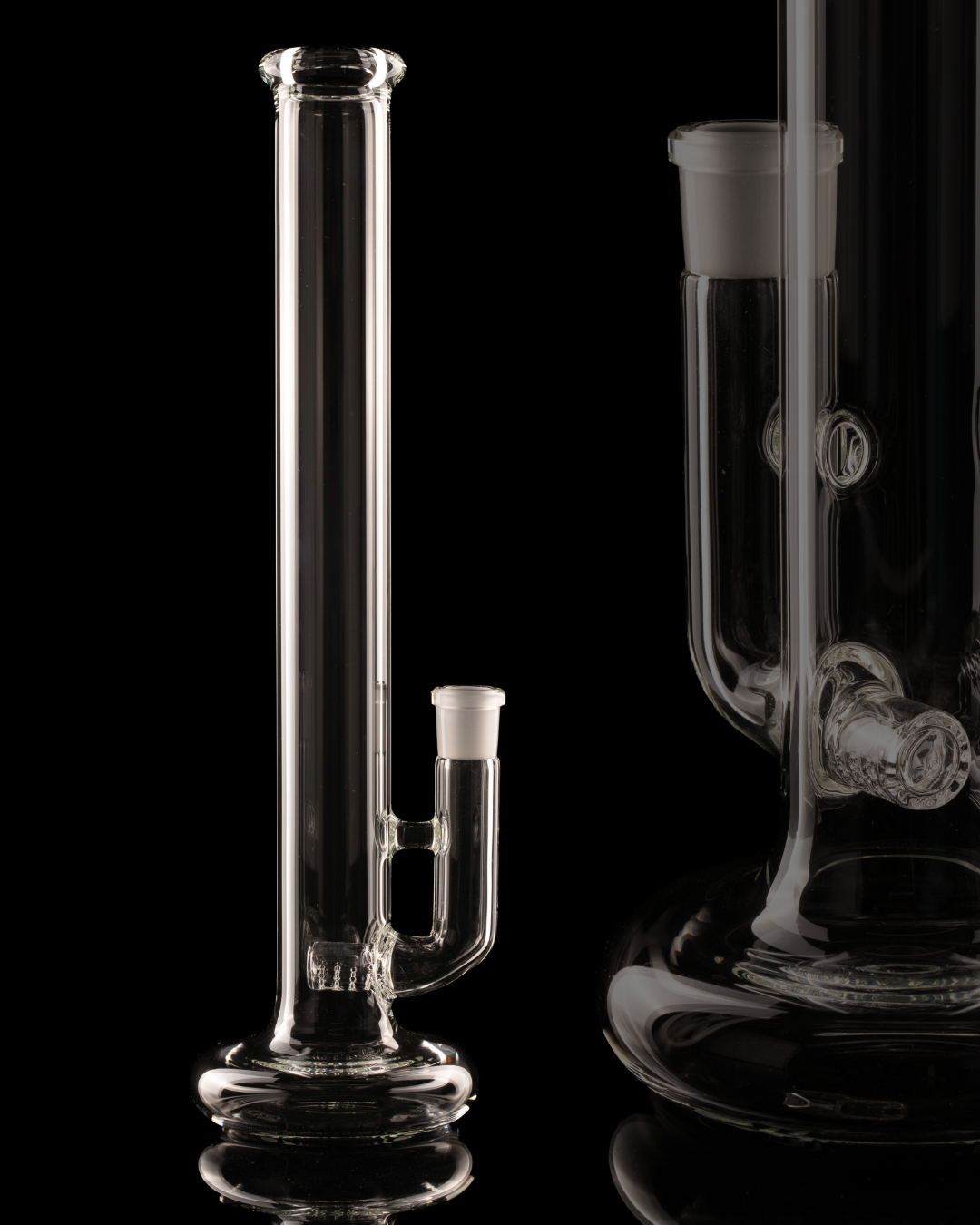 Green Belt Glass - Clear 44mm Hollowfoot Stemline - 1