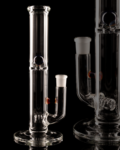 Green Belt Glass - Mini MSG 44mm Stemline - Amber Purple