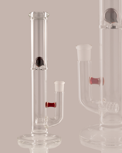 Green Belt Glass - Mini MSG 44mm Stemline - Pomegranate