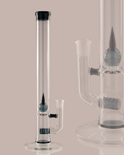 Green Belt Glass - Colour Accented Stem-Imperial - Heavy Blue Stardust