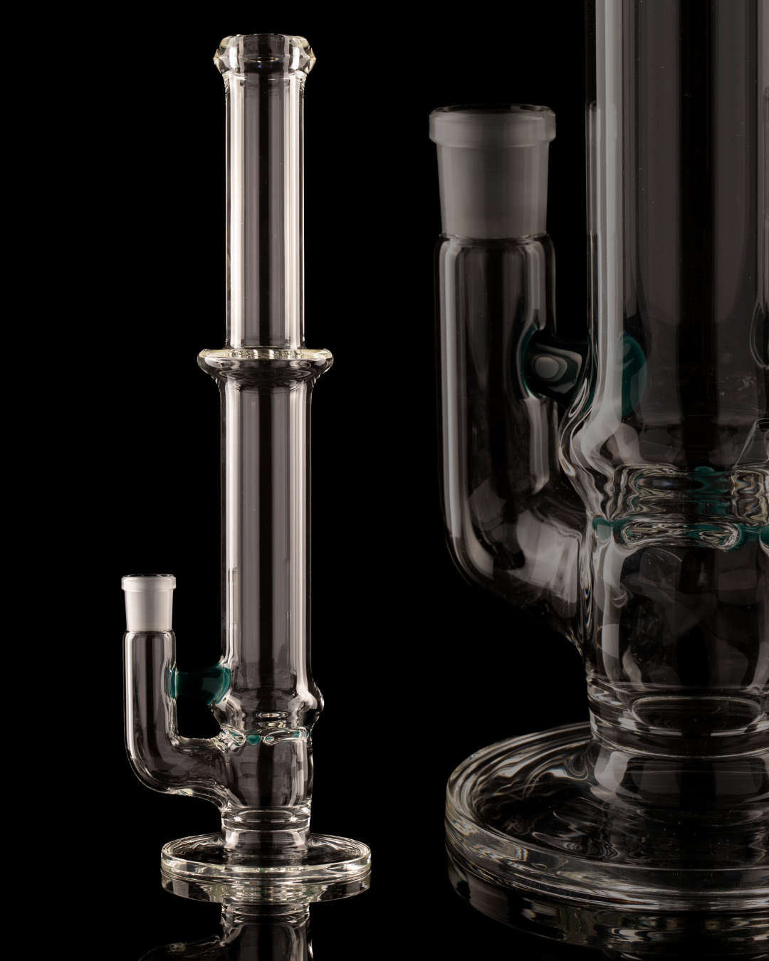 Green Forest Glass - 18mm Blooper Tube - 2
