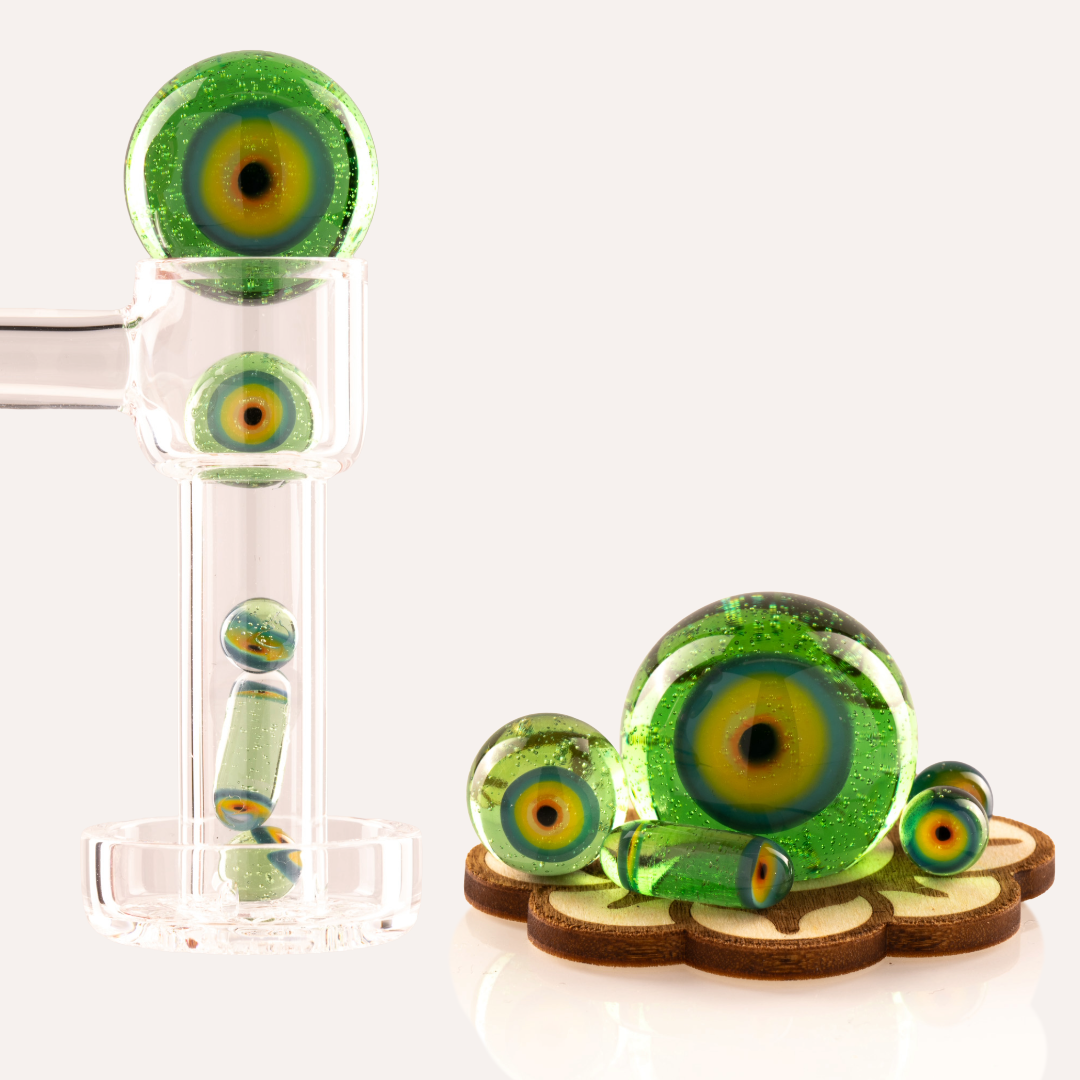 Elbo Glass - Dino Eye Slurper Set - 2
