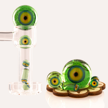 Elbo Glass - Dino Eye Slurper Set - 2