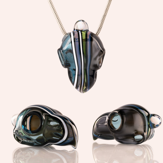 Thill Glassworks X Burtoni - Encalmo Bull Skull Collab Pendant