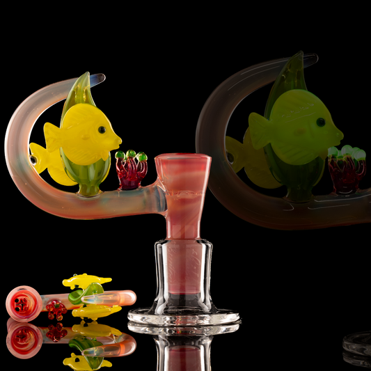 Thill Glassworks X Burtoni - 18mm 4-Hole Collab Fish Slide