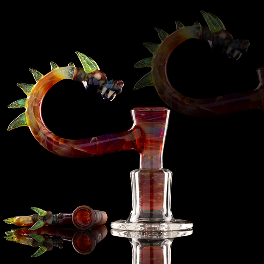 Thill Glassworks X Tony Kazy - 18mm 4-Hole Collab Dragon Head Slide