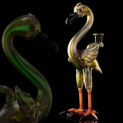 Thill Glassworks X Burtoni - Collab Worked Flamingo Rig