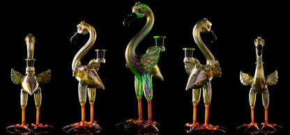 Thill Glassworks X Burtoni - Collab Worked Flamingo Rig