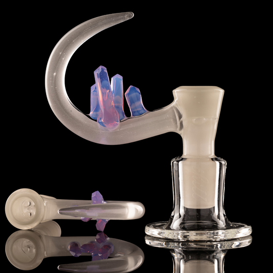 Thill Glassworks - 18mm 4-Hole Neo Opal Crystal Slide