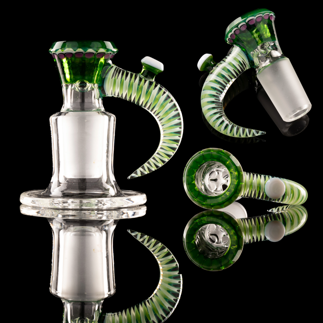 Jamms Glass - 18mm 4 Hole Honeycomb w/ Dotstack Lips - Plantphibian