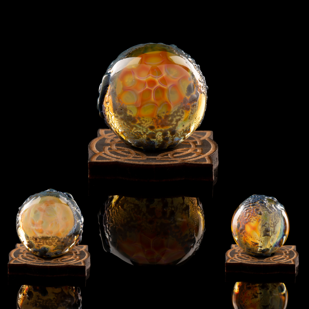 Tombstoned Glass - Tol Tech Fumed Marble