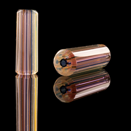 Tombstoned Glass - Fumed Capillary Joint Tip - 34mm x 10mm